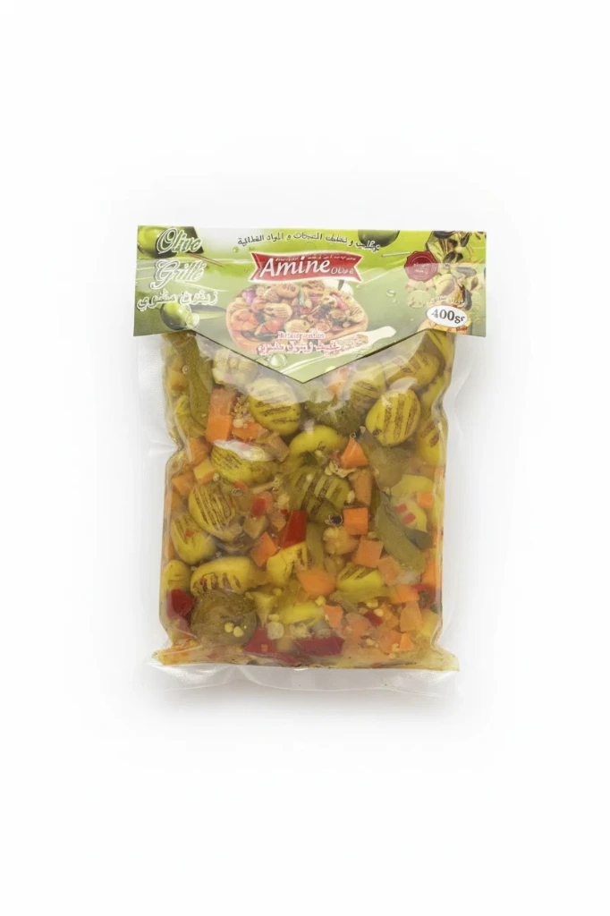 Olives Amine vertes grillées 8x400G