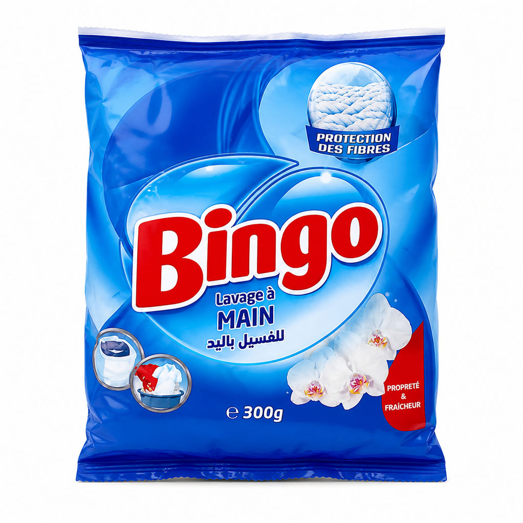 Lessive en poudre Bingo 300G