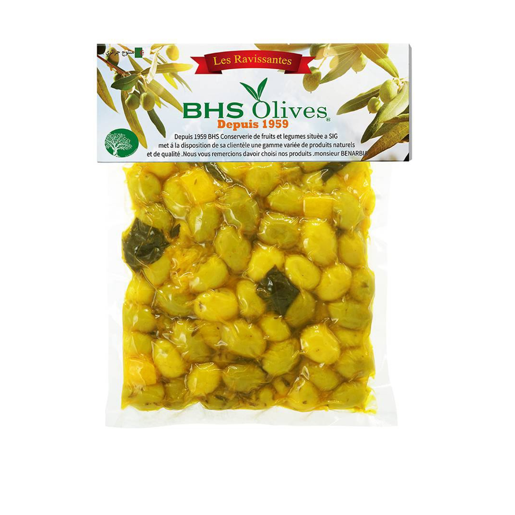 BHS Olive Verte Thym Limon 10x400G