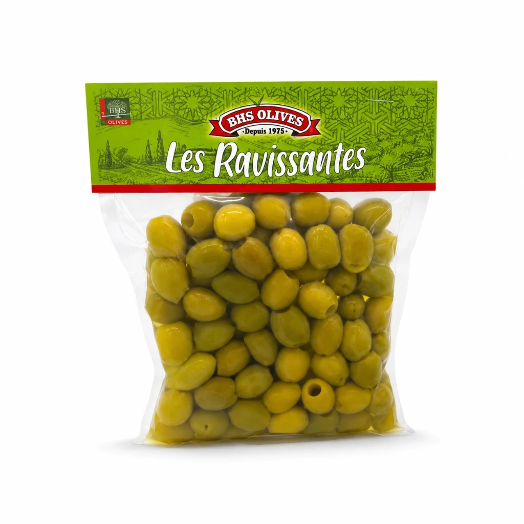 BHS Olive Verte Denoyautée 10x200G