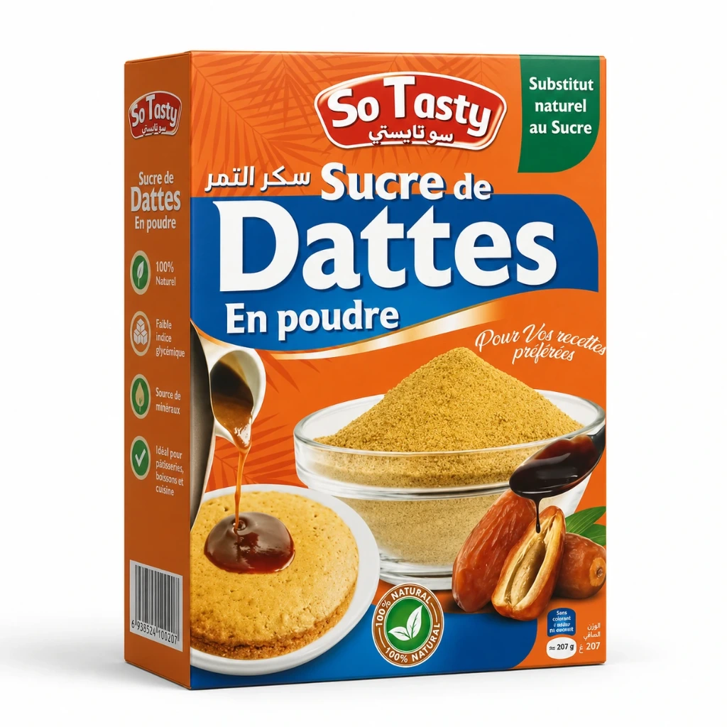 Sucre Poudre de dattes 12x400G