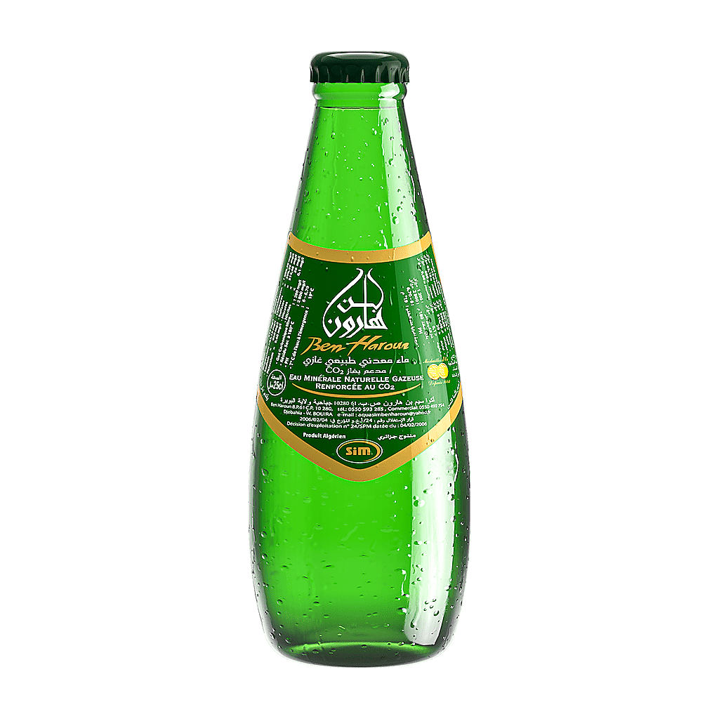 Eau Pétillante Ben Haroun Verre 6x25 CL